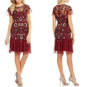 Gianni Bini Wendy Dress Beaded Embellished Dress Size 4